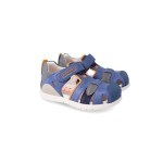 Leather Sandals 232250-B Blue