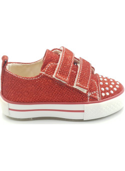 SNEAKERS RICHY GLITTER RED ΚΟΡΙΤΣΙ