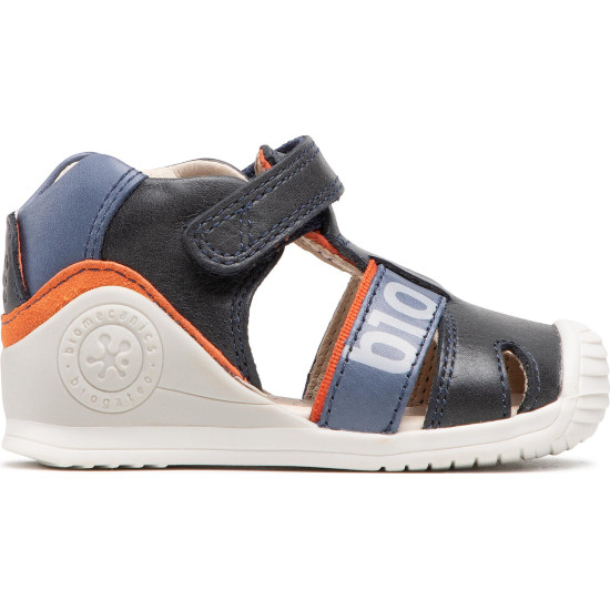 Leather Sandals 212139 Blue