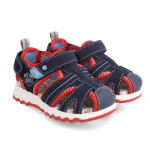 SANDALS GARVALIN 222805-A AZUL MARINO BOY