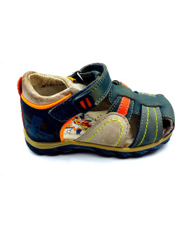 Παπουτσοπέδιλα Beek Δερματινα B21Κ μπλε