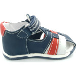 Adams 159AD Leather Slippers blue-red