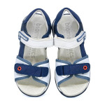 Leather Sandals 222263 Blue