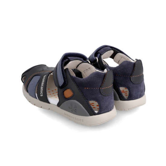 Leather Sandals 222227 Blue