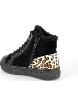 BOOTS PRIMIGI VELLUTO/NERO 8463022 GIRL